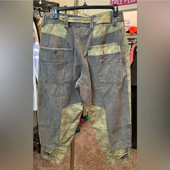 Free People We The Rhodes Patched Utility Pants - Picture 7 of 9